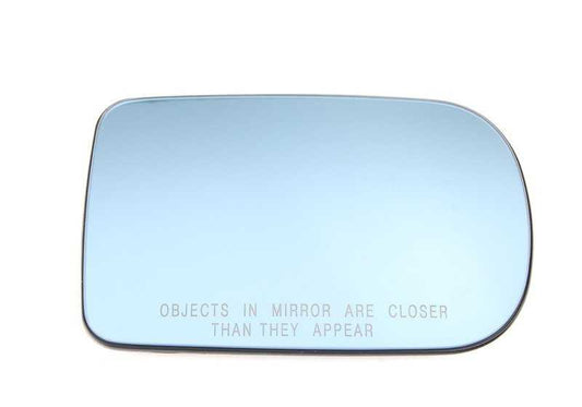 Vetro specchio convesso destro con riscaldamento OEM 51168165111 per BMW Serie 7 E38 (1994-2001). BMW originale.