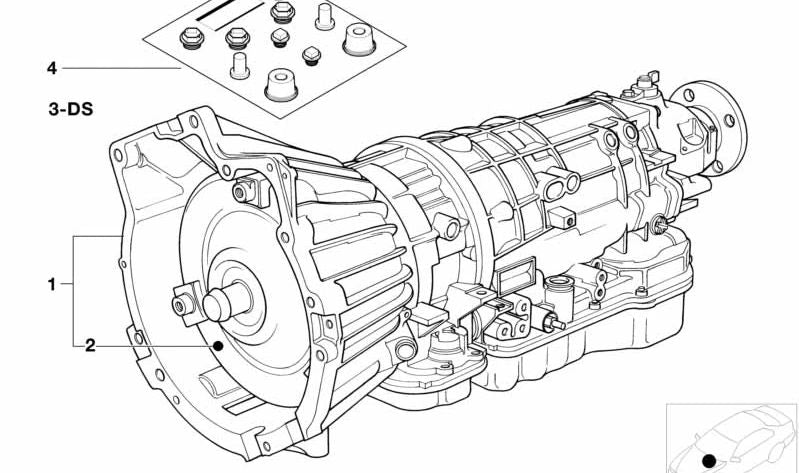 Convertidor de par OEM 24401423393 para BMW E36 325td, E34 525td, Z3 E36… y más. Original BMW.