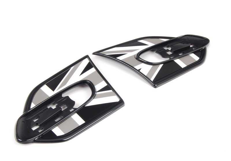 Moldura lateral Black Jack OEM 51142347947 para MINI F55, F56, F56 BEV, F57. Original MINI.