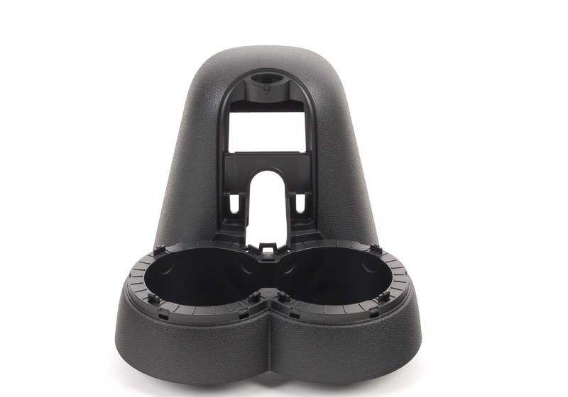 Base trasera portavasos OEM 51169812555 para MINI R60 {Cooper, Cooper ALL4, Cooper D} (2010-2016) con cambio manual o automático y tracción delantera o total. Original MINI.