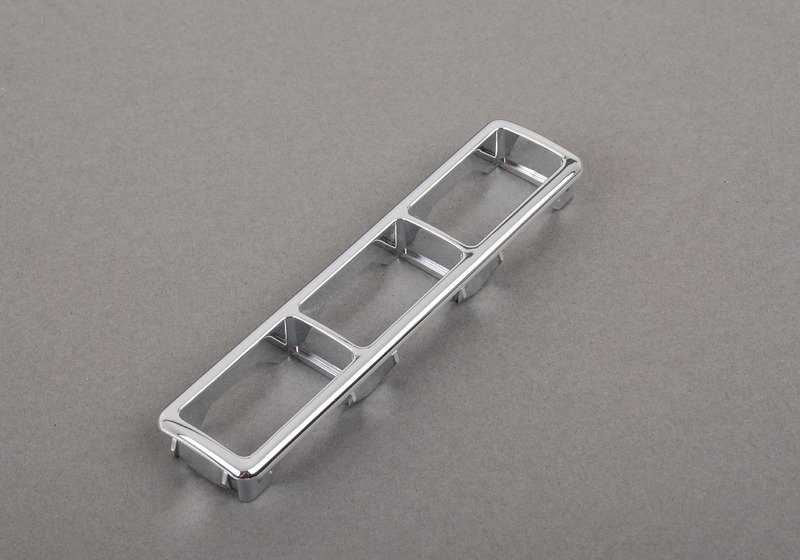 Marco triple abovedado cromado OEM 61312268903 para BMW Serie 3 E36 (1993–1998) con motores M40 y M43. Original BMW.