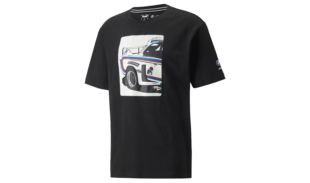 Camiseta gráfica M Motorsport negra OEM 80145A21686 para BMW. Válido para BMW. Original BMW.