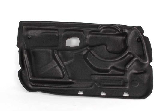 Aislamiento insonorizante puerta delantera izquierda OEM 51488173709 para BMW Serie 3 E36 316i, 318i, 320i... y más. Original BMW.