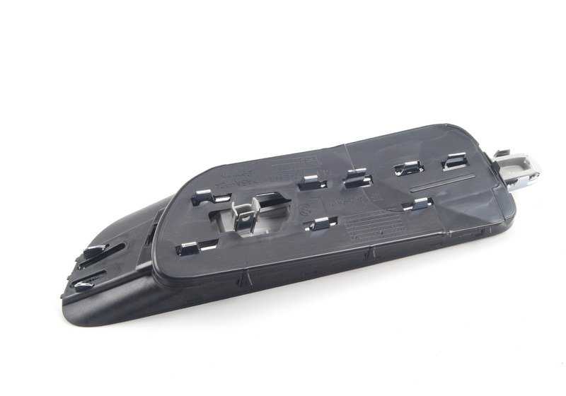 Side wall decorative grille with emblem left for BMW 3 Series E90, E90N (OEM 51138046447). Original BMW.