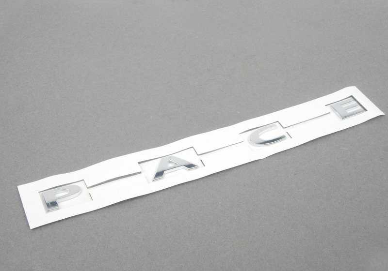 Inscripción trasera "PACE" OEM 51149811765 para MINI Paceman R61 (2012-2016). Original MINI.