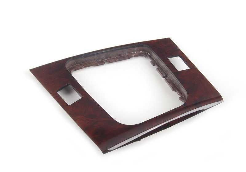 Hueco de almacenamiento de madera (Myrte) OEM 51168208718 para BMW E46. Pieza original BMW.