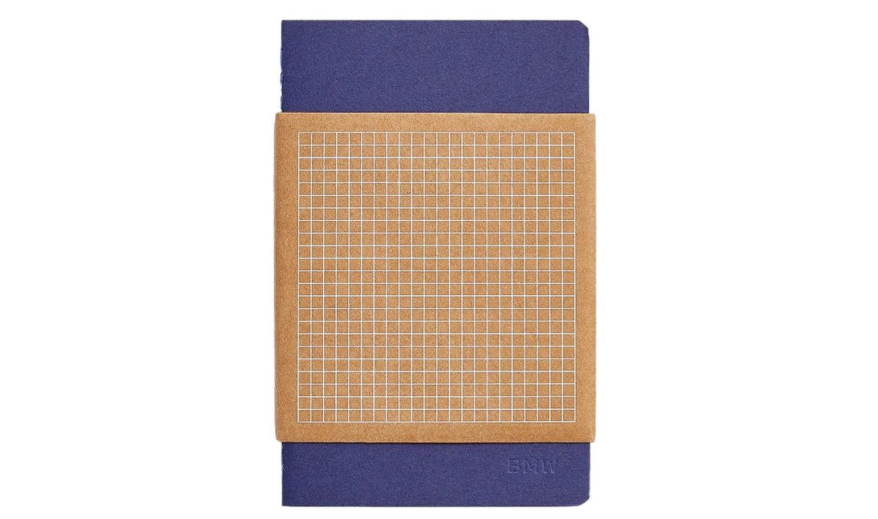 Cuadernos BMW azul DIN A6 OEM 80245B38DC4. Válido para BMW. Original BMW.