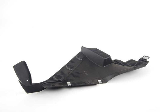 Soporte adaptador delantero derecho OEM 51758037346 para BMW X5 E70, E70N. Pieza original BMW. Ideal para reparar o sustituir parte del kit aerodinámico M o la protección del bajo del coche.