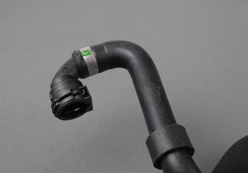 OEM cooling hose 17127619693 for BMW F07, F10, F11, F18 (includes F07N, F10N, F11N, F18N) versions. Original BMW.