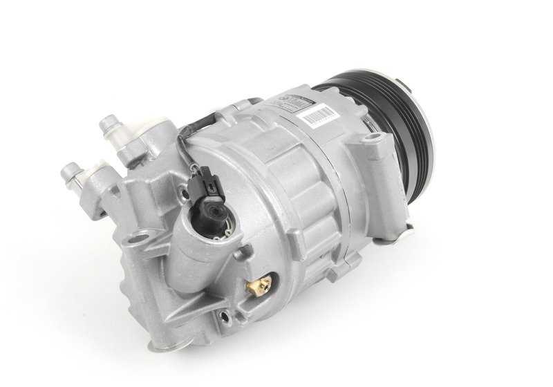 Compresor de aire acondicionado OEM 64529185143 para BMW X5 E70 3.0si (FE41 y FE42) con motor N52K. Compatible con modelos fabricados entre 04/2007 y 03/2010. Original BMW.