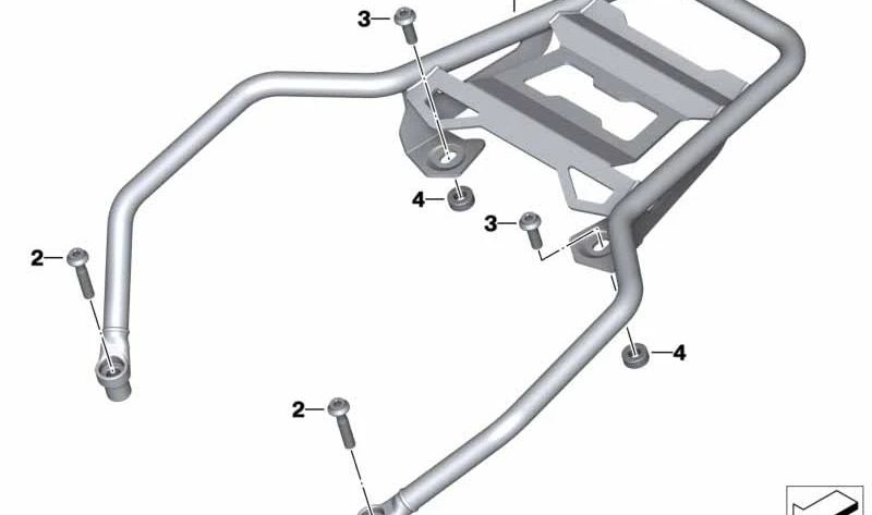 Boccola OEM 46548540993 per moto BMW R1200GS, R1250GS, R1200GS Adventure, R1250GS Adventure. BMW Motorrad originale.
