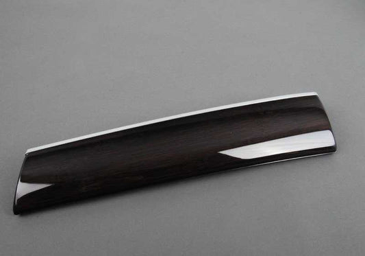 Lower lid OEM 51459210998 for BMW X5 E70, E70N and BMW X6 E71, E72. Dark bamboo finish. Original BMW.