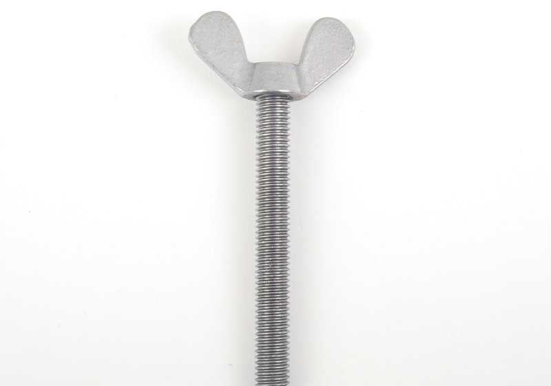 Tornillo mariposa M8x65 OEM 07119905972 para BMW E70 (X5) y E72 (X6). Pieza original BMW. Ideal para herramientas del maletero o sujeciones varias.