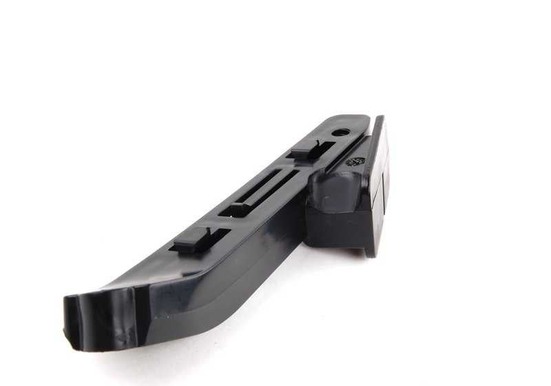 Guía lateral derecha paragolpes OEM 51117156556 para BMW E92, E93. Original BMW.