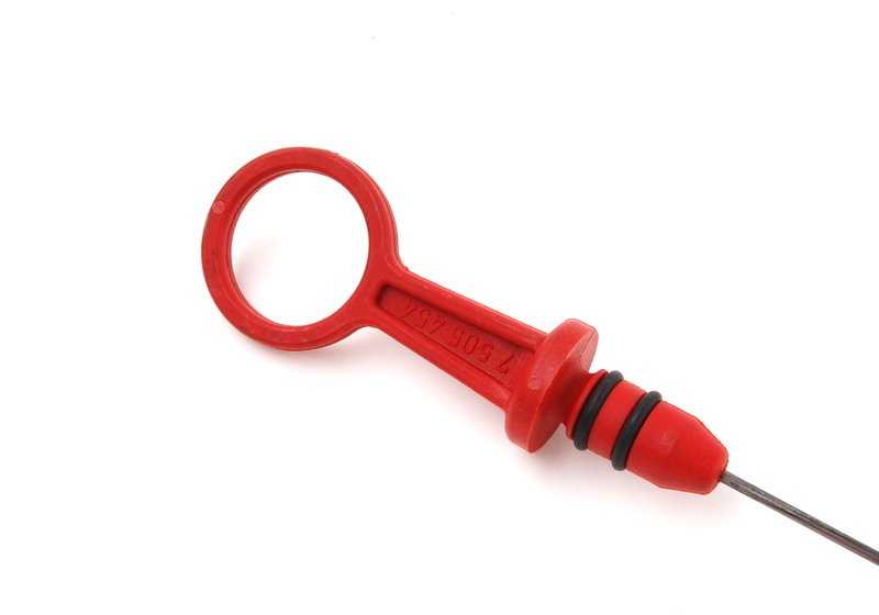 Varilla de medición de aceite (dipstick) OEM 11437505454 para BMW X5 E53 4.4i y 4.6is. Compatible con motores M62 y M62S. Original BMW.