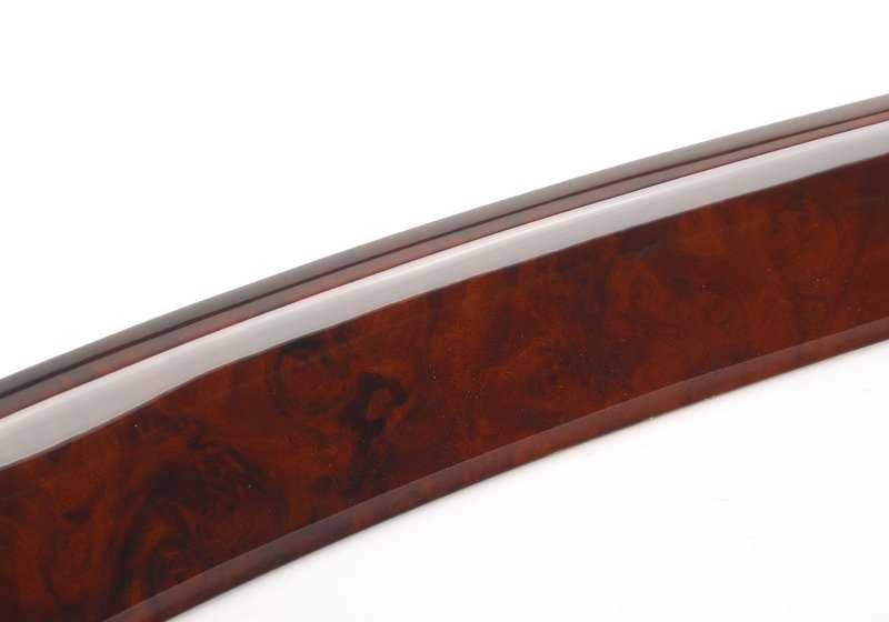 Moldura de madera para el salpicadero (lado derecho) OEM 51458211434 para BMW E39. Original BMW.