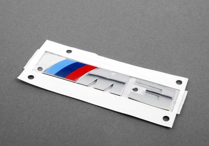 Emblema M3 trasero OEM 51148055336 para BMW F80. Original BMW.