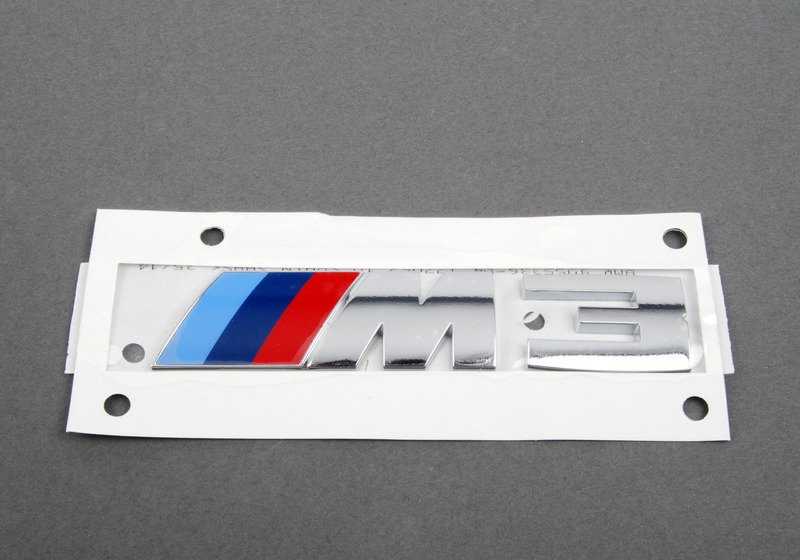 Emblema M3 trasero OEM 51148055336 para BMW F80. Original BMW.