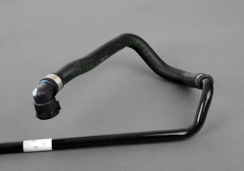 OEM cooling hose 17127619693 for BMW F07, F10, F11, F18 (includes F07N, F10N, F11N, F18N) versions. Original BMW.