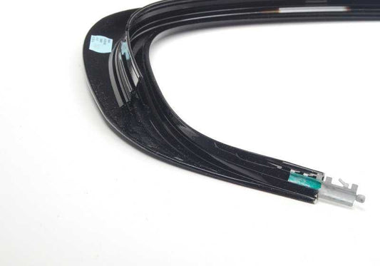 Moldura izquierda marco techo negro brillo OEM 51768036661 para BMW E92, E92N. Original BMW.