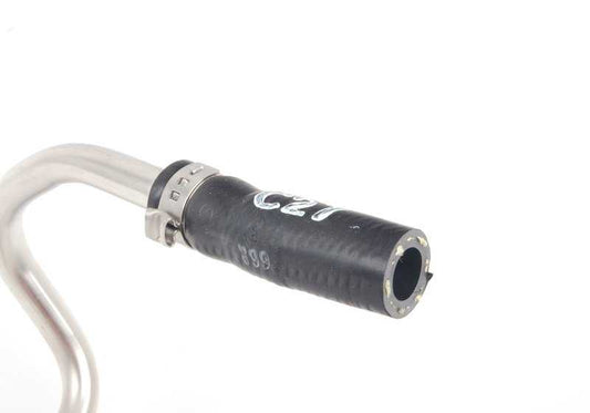 Tubo refrigerante motor OEM 11537577013 para BMW F06, F07, F10, F11, F12, F13, F01, F02, F04, E70, F15, E71, E72, F16. Compatible modelos con motor V8 N63. Original BMW.