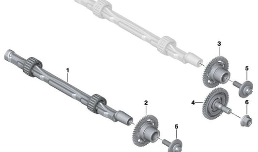 OEME BALANCE EXIS 11278471859 para BMW F70, F74, U06, G60, G61, U11, U10, G45, U25. Compatível com os motores B47L. BMW original.