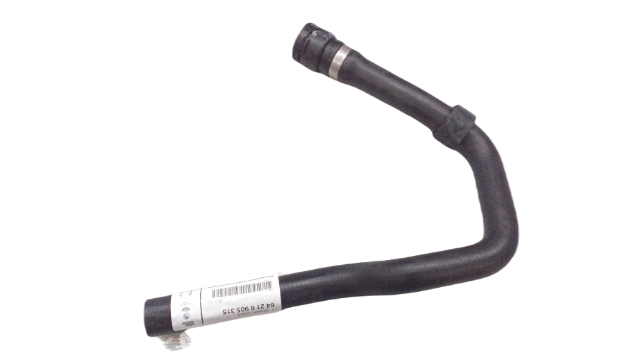 Tubo de motor para bomba adicional de agua OEM 64216905315 para BMW E46. Repuesto original BMW.
