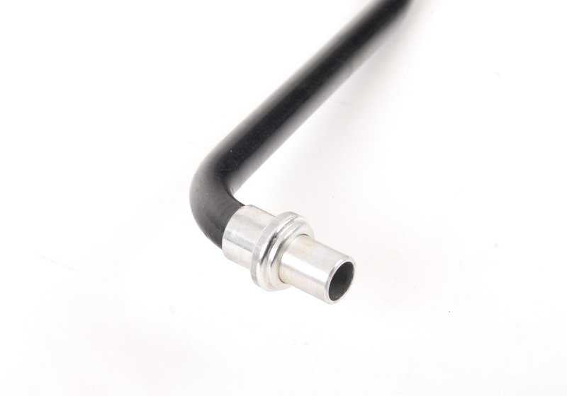 Tubería de retorno del radiador de aceite OEM 17227573108 para BMW E60, E61. Original BMW.