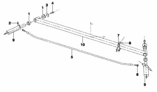 OEM VARILLAJE RONTULA 13541311527 FOR BMW E30 M3 GR.A/DTM. Original BMW piece.