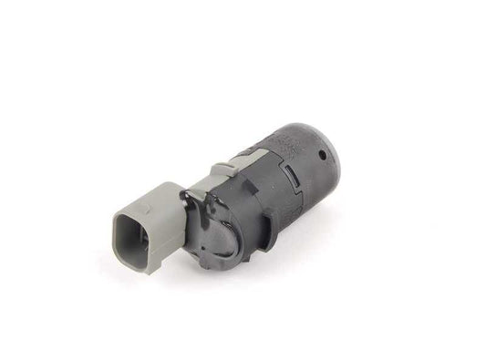 Sensor de aparcamiento (PDC) plateado/gris OEM 66206989112 para BMW E39, E60, E61, E83. Original BMW.