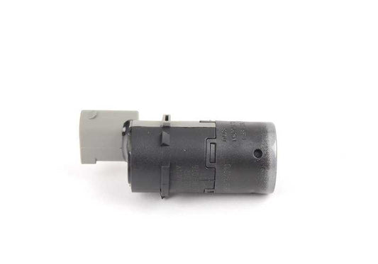 Sensor de aparcamiento (PDC) plateado/gris OEM 66206989112 para BMW E39, E60, E61, E83. Original BMW.