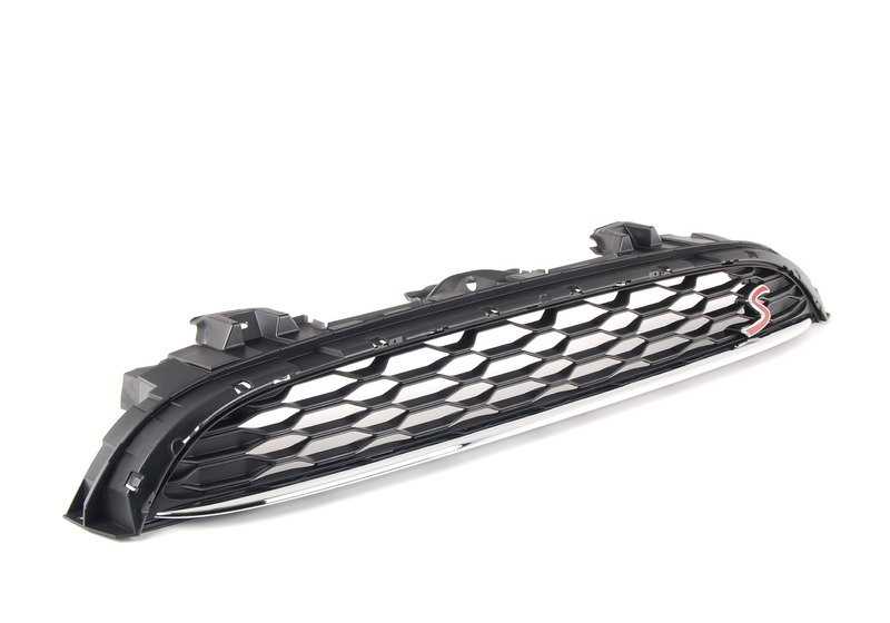 Rejilla decorativa del capó OEM 51137335528 para MINI F55, F56, F57 (Cooper S). Pieza original MINI.