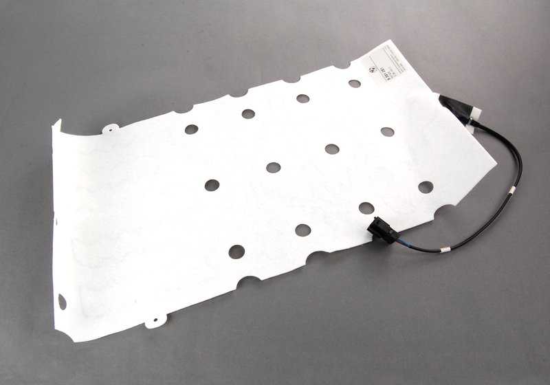 Respaldo térmico (calefacción asiento) OEM 64118391281 para BMW E36. Original BMW.