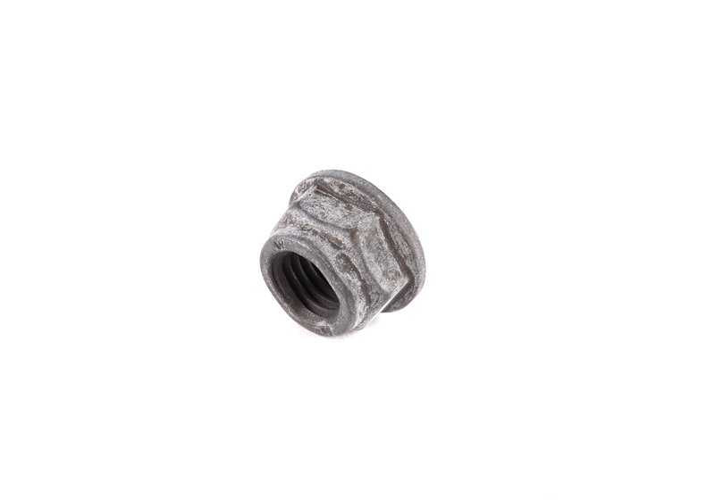 Tuerca de sujeción OEM 33321140569 para BMW E38 {725tds, 728i} con distintos motores y transmisiones. Compatible con versiones automáticas y manuales. Original BMW.