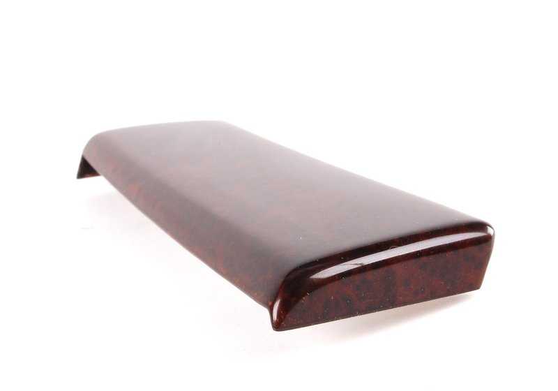 Moldura de madera salpicadero centro izquierda OEM 51458159745 para BMW E39. Original BMW.