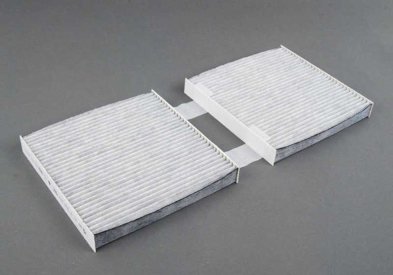 Filtro de habitáculo de carbón activado OEM 64319312318 para BMW X3 F25, X4 F26. Original BMW.