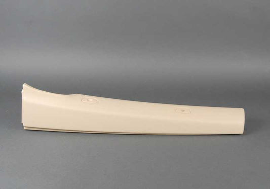 Revestimiento antepecho derecho OEM 51439150930 para BMW Serie 3 E93, E93 LCI, color CREAMBEIGE. Original BMW.