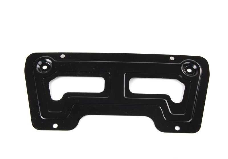Soporte de matrícula OEM 51181908062 para BMW E30, E32, E34. Original BMW.