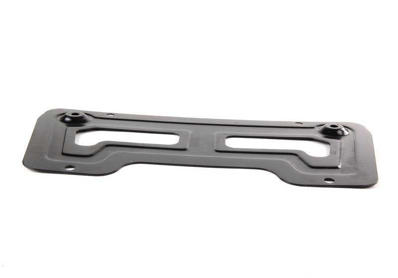 Soporte de matrícula OEM 51181908062 para BMW E30, E32, E34. Original BMW.