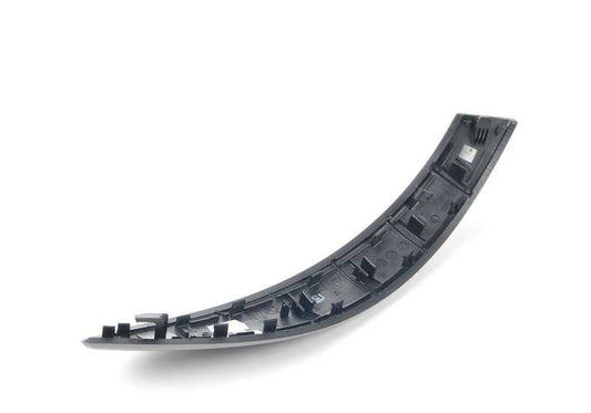 Embellecedor maneta interior madera nogal derecha OEM 51417260080 para BMW F30, F31, F34, F32, F33, F36. Original BMW.