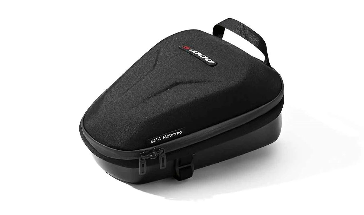 Bolsa de asiento trasero OEM 77452463724 para BMW Motorrad R1250GS, R1250GS Adventure, F750GS, F850GS, F850GS Adventure. Original BMW Motorrad.