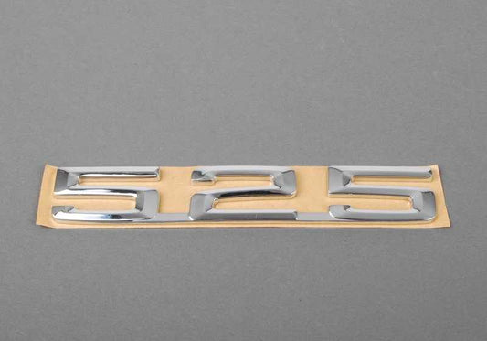 Emblema adesivo "525" OEM 51141946162 para BMW E28, E34. BMW original.