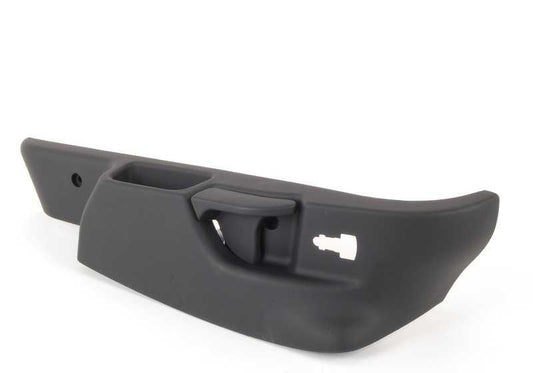 Right side cover Black seat OEM 52108398246 for BMW Z3 E36 (Models: 1.8, 1.9, 2.0 with manual and automatic change, 1995-2002 years). Original BMW.