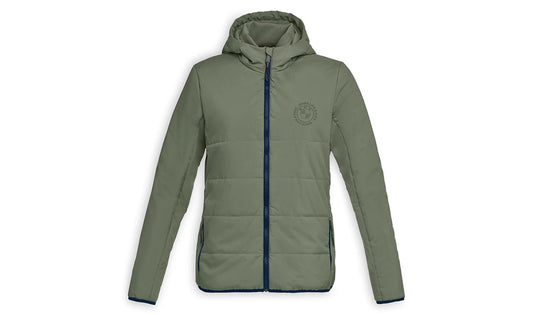 Chaqueta acolchada verde talla M OEM 76615A81631 para BMW Motorrad. Original BMW Motorrad.