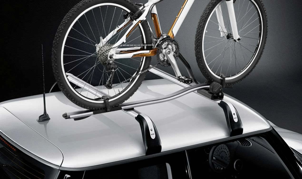Soporte de techo para bicicleta OEM 82722472965 para MINI R50, R53, R56, F56, Clubman, Countryman... y más. Original MINI.