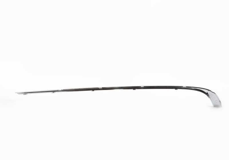 Embellecedor lateral izquierdo cromado OEM 51128125433 para BMW Serie 7 E38. Original BMW.