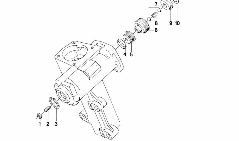 Rótula esférica 9MM OEM 07119986298 para BMW E87, E36, E46, E12, E34, E39, E24, Z3, E85. Compatible con sistema de cambio o dirección. Original BMW.