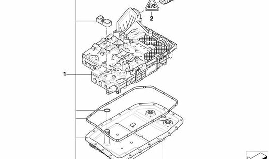 OEM 24348671617 Mechatronics Repair for BMW E60, E61, E63, E64, E70, E71. Original BMW.