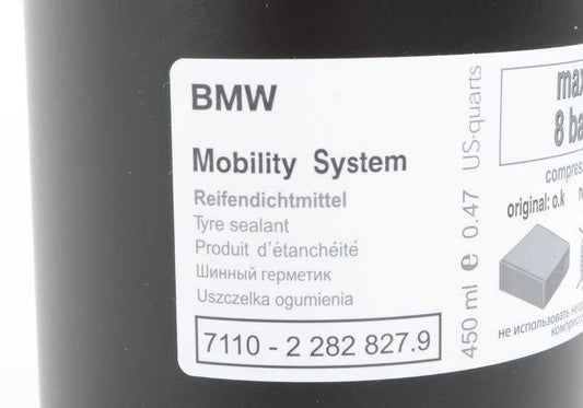 BMW F87 Bottle Sealant, F87N Série 2, F80, F80N Série 3, F82, F82N, F83, F83N Série 4, F10 Series 5, F06, F06N, F12, F12N, F13, F13N Série 6, G12 Series 7, F25 X3 , F26 x4, f15, f85 x5, f16, f86 x6 (OEM 71102282827). BMW original