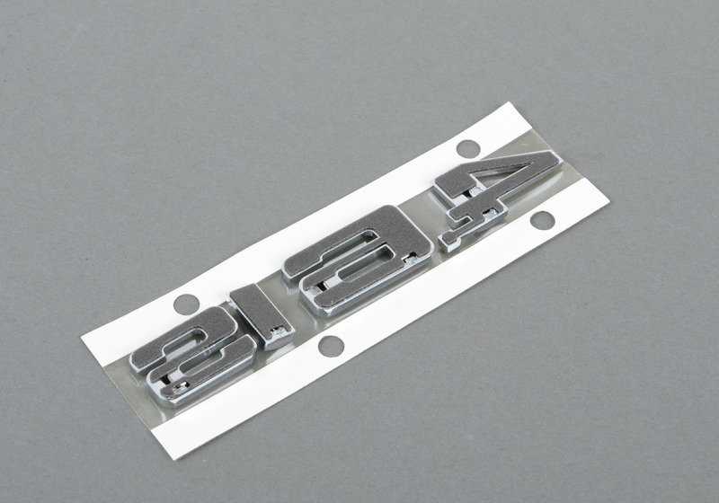 Right lateral adhesive emblem 51147056056 for BMW X5 E53 4.6IS (2001-2003). Original BMW.